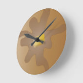 パンケーキ時計 ラウンド壁時計 (傾斜)