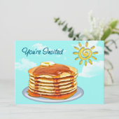 パンケーキ朝食日曜日、空及び雲 招待状 (スタンド正面)