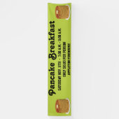 パンケーキ朝食 横断幕 (縦)