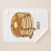 パンケーキ漫画イラストレーション シェルパブランケット (正面(横))