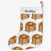 パンケーキ漫画イラストレーション スモールクリスマスストッキング (裏面)