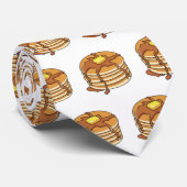 パンケーキ漫画イラストレーション ネクタイ (ロール)