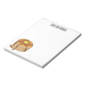 パンケーキ漫画イラストレーション ノートパッド (回転)