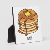 パンケーキ漫画イラストレーション フォトプラーク (正面)