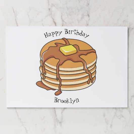 パンケーキ漫画イラストレーション ペーパーパッド (正面)
