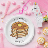パンケーキ漫画イラストレーション ペーパープレート (パーティー)