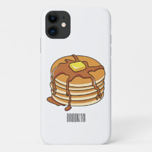 パンケーキ漫画イラストレーション iPhone 11 ケース