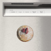 パンケーキ粉砂糖とラズベリー磁石 マグネット (インサイチュ (食洗機))