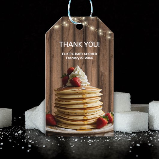 パンケーキ素朴ベビー&ブランチベビーシャワー ギフトタグ