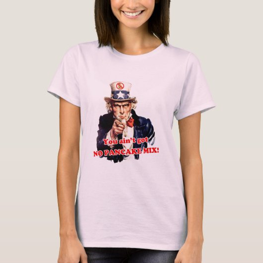 パンケーキ組合せを得ませんでした! Tシャツ (正面)