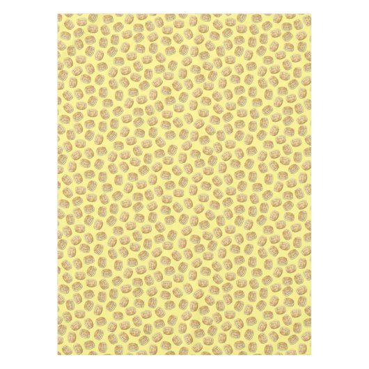 パンケーキ誕生日パーティーがかわいい子どもたちをフラップジャック テーブルクロス (正面)