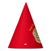 パンケーキ誕生日パーティーがかわいい子どもたちをフラップジャック パーティーハット (左)