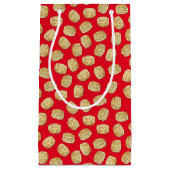 パンケーキ誕生日パーティーフラップジャックかわいい子供たち スモールペーパーバッグ (正面)