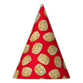 パンケーキ誕生日パーティーフラップジャックかわいい子供たち パーティーハット (左)