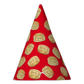 パンケーキ誕生日パーティーフラップジャックかわいい子供たち パーティーハット (右)