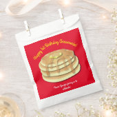 パンケーキ誕生日パーティーフラップジャックかわいい子供たち フェイバーバッグ (クリップ留めされた状態)