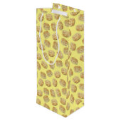 パンケーキ誕生日パーティーフラップジャックかわいい子供たち ワインギフトバッグ (裏面アングル)