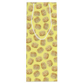 パンケーキ誕生日パーティーフラップジャックかわいい子供たち ワインギフトバッグ (裏面)