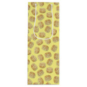 パンケーキ誕生日パーティーフラップジャックかわいい子供たち ワインギフトバッグ (正面)