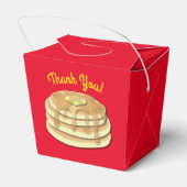 パンケーキ誕生日パーティー フェイバーボックス (裏面サイド)