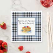 パンケーキ誕生日ブランチ スタンダードランチョンナプキン (インサイチュ)