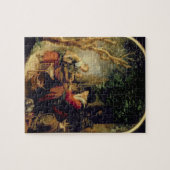 パンケーキ販売人1650-55年(パネルの油) ジグソーパズル (横)