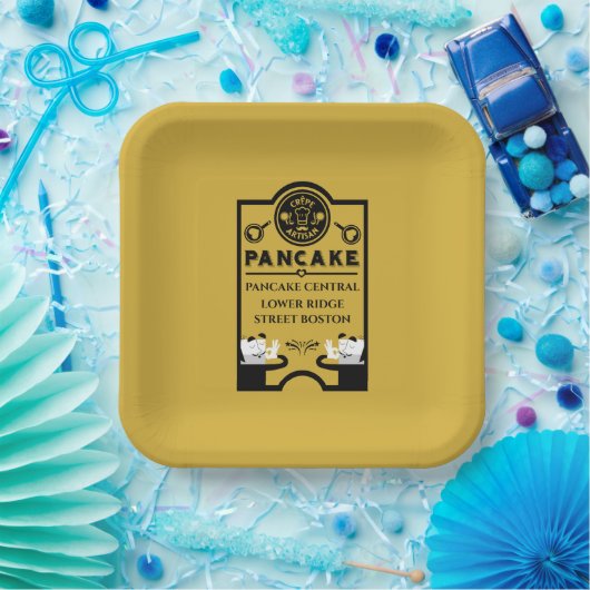 パンケーキ販売促進 ペーパープレート (パーティー)