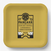 パンケーキ販売促進 ペーパープレート (正面)