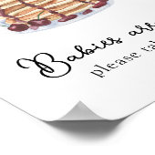 パンケーキ赤ちゃんシャワーベビーは甘い ポスター (角)