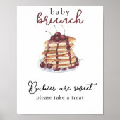 パンケーキ赤ちゃんシャワーベビーは甘い ポスター (正面)