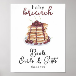 パンケーキ赤ちゃんシャワー本、カード、ギフト ポスター