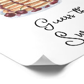 パンケーキ赤ちゃんシャワー甘い混乱を推測 ポスター (角)