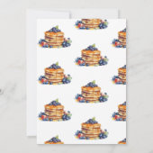 パンケーキ |かわいいベビーシャワー招待状 招待状 (裏面)