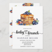 パンケーキ |かわいいベビーシャワー招待状 招待状 (正面/裏面)