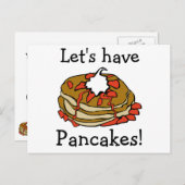 パンケーキ！ インビテーションポストカード (正面/裏面)