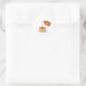 パンケーキ&シロップ ラウンドシール (バッグ)