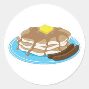 パンケーキ・ソーセージ ラウンドシール