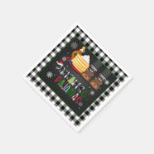 パンケーキ&パジャマスクリスマスパーティーナプキン – BB スタンダードカクテルナプキン (角)