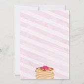 パンケーキ&パジャマズガール誕生日招待状 招待状 (裏面)