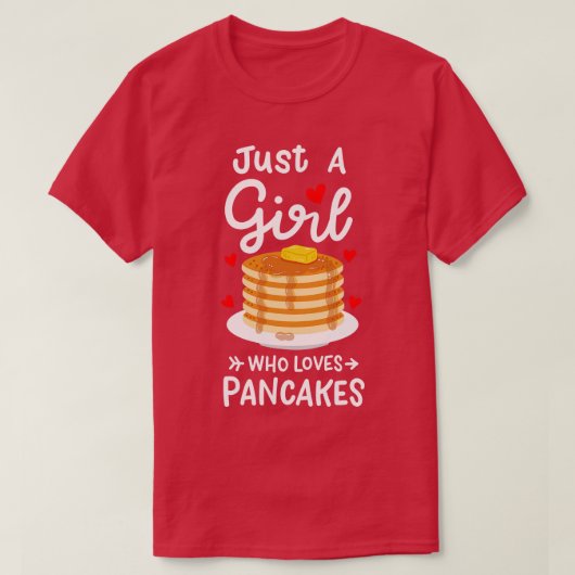 パンケーキ パンケーキ好き Tシャツ (デザイン正面)