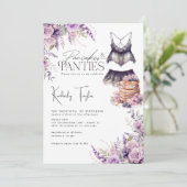 パンケーキ&パンティランジェリーフローラブライダルシャワー 招待状 (スタンド正面)