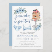 パンケーキ&パンティーズ ブランシュー ブライダルシャワー 招待状 (正面/裏面)