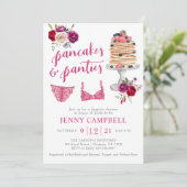 パンケーキ&パンティーブランチブライダルシャワー 招待状 (スタンド正面)