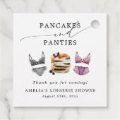 パンケーキ＆パンティー ブライダルシャワー フェイバータグ (裏面)