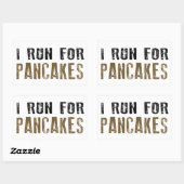 パンケーキ 長方形シール (シート)