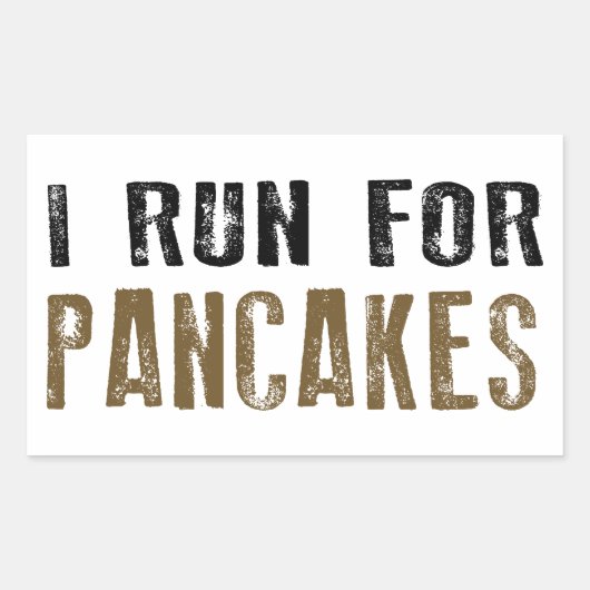 パンケーキ 長方形シール (正面)