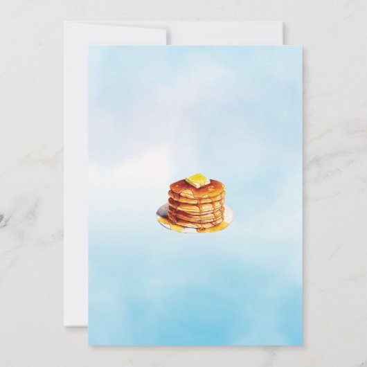 パンケーズアンドパジャマススレポバー誕生日招待状 招待状 (裏面)