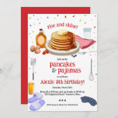 パンケーズアンドパジャマスブレックファーストパーティー 招待状 (正面/裏面)