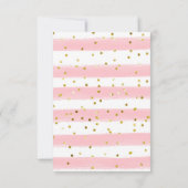 パンケーズアンドパジャマパーティー誕生日招待状 招待状 (裏面)