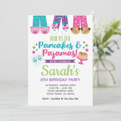 パンケーズアンドパジャマ誕生日招待状 招待状 (スタンド正面)